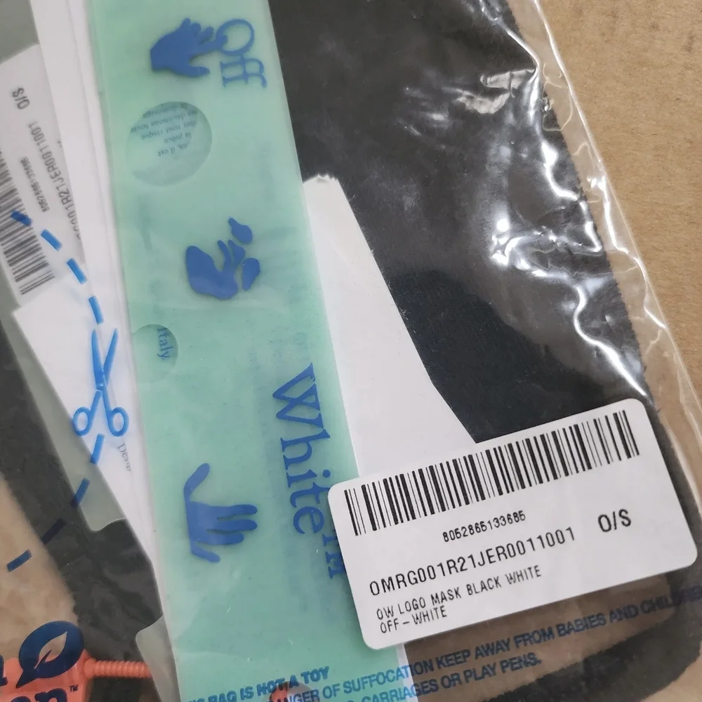 Off-White Black Face Mask